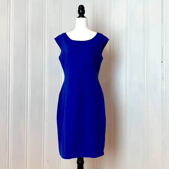 New without tags CYNTHIA ROWLEY royal blue adjusted dress - Picture 1 of 5